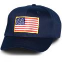 United States Flag Patch Navy Blue Ball Cap