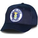 United States Air Force Retired Crest Patch Navy Ball Cap