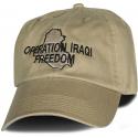  Operation Iraqi Freedom with Map Outline Direct Embroidered 