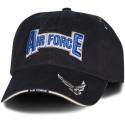 Air Force 3D Multi Position Wing Direct Embroidered on Bill with Woven Label San