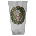  ARMY CREST 16OZ MIXING GLASS