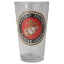 MARINE CORPS CREST 16OZ MIXING GLASS