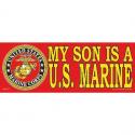 My Son is a Marine Bumper Sticker
