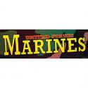 Marines Camo Bumper Sticker