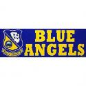 Navy Blue Angels Bumper Sticker