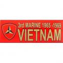Vietnam 3rd Marine 65-69 Bumper Sticker