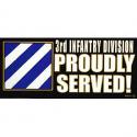 Army 3rd Infantry Division Bumper Sticker