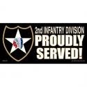 Army 2nd Infantry Division Bumper Sticker