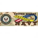 Navy Iraqi Freedom Bumper Sticker