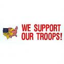 We Support Our Troops Bumper Sticker