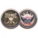 USMC Death Before Dishonor Ceramic Challenge Coin