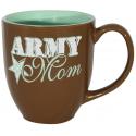 Army Mom with Star 15 0z Bistro Mug