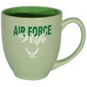 Air Force Wife with Hap Wings 15 0z Bistro Mug