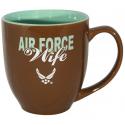 Air Force Wife with Hap Wings 15 0z Bistro Mug