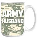 Army Husband Full Color Sublimation on 15oz Mug