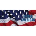 AMERICAN FLAG PROUD AMERICAN 15OZ CERAMIC SUBLIMATION MUG