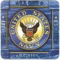 US Navy Crest  4 Inch Coasters 8 Pack
