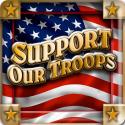 Support Our Troops 4 Inch Coasters 8 Pack