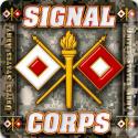 Army Signal Corps  4 Inch Coasters 6 Pack