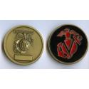 USMC - "V" Brigade Challenge Coin