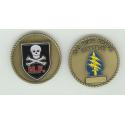 Special Forces Mike Force III CORPS Challenge Coin with Skull