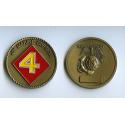 USMC - 4th Marine Division Challenge Coin