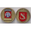 319th Airborne Field Artillery Challenge Coin