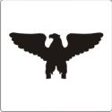 O-6 Colonel Silhouette (White) Decal