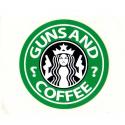 Guns and Coffee Decal    