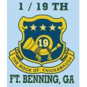 1/19 Ft. Benning, GA 3.25″x4.25″ Decal