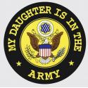 My Daughter is in the Army with Crest Logo Decal