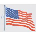 USA Wavy Flag Decal