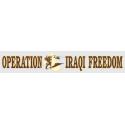 Operation Iraqi Freedom Bumper Sticker