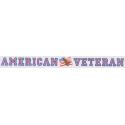 American Veteran Bumper Sticker