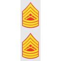 USMC E-8 Master SGT Decal