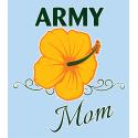 US Army Mom with Roses Logo Decal
