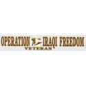 OPERATION IRAQI FREEDOM VETERAN DECAL