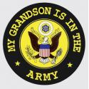 My Grandson is in the Army with Crest Logo Decal
