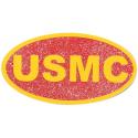USMC Glitter CarCal Decal