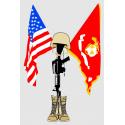 USMC Fallen Hero Decal