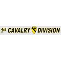 Army 1st Cavalry Division Bumper Sticker