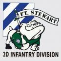 Army 3rd  Infantry Division Ft Stewart with Bulldog Decal