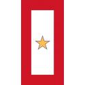 GOLD STAR SERVICE BANNER DECAL