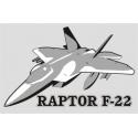 Air Force Raptor F-22 Decal