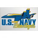 NAVY SIDE VIEW BLUE ANGELS DECAL