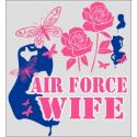 Air Force Wife Toughest Job in the Air Force Decal