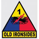 Army 1st Armored Division Old Ironsides Decal