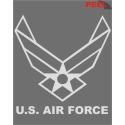 US Air Force with Wing Logo Jumbo Vinyl Transfer