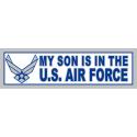 My Son is in the Air Force with Wing Logo Bumper Sticker