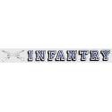 Army Infantry with Crossed Rifles Bumper Sticker